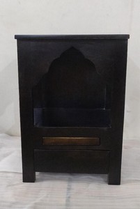 Wholesale High Quality Modern Luxury Vintage Antique Living Home Temple Furniture Indian Wooden Carved Solid Pooja Mandir Temple - Product Image 6