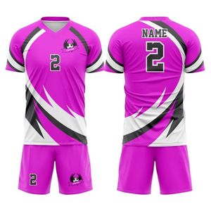Venta al por mayor de uniformes de fútbol con logotipo personalizado sublimado equipo de fútbol conjunto de camisetas de entrenamiento para Niños y Niñas Ropa de fútbol - Product Image 4