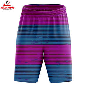 Shorts de basket-ball pour hommes en mesh sublimé, logo personnalisé du fabricant, impression de haute qualité, entrejambe de 5 pouces - Product Image 4