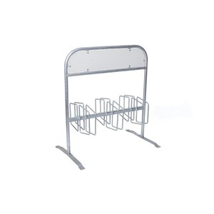 Supporto pubblicitario per biciclette -BONN-, doppio lato, 6 posti auto - Product Image 1