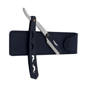 Professional Mustache Design Handle Barber <b>Razor</b> with Changeable Blade | Stainless Steel Straight Edge <b>Razor</b> <b>for</b> Men & <b>Women</b> - Product Image 2
