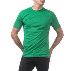 Pro Club Custom Printed Men's Heavyweight Cotton Camisetas Slim Fit Manga corta con cuello redondo - Product Image 6