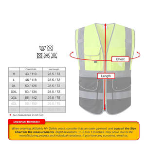 Gilet de sécurité haute visibilité pour travaux de construction industrielle, nouveau design, prix bas, écologique, gilet de sécurité de travail personnalisé à LED - Product Image 5