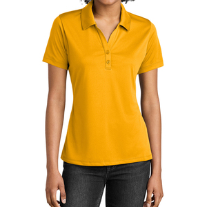 Camiseta Polo de algodón 100% con cuello vuelto y patrón sólido de moda para mujer, diseño de punto transpirable en estilo informal, camiseta en Nurak - Product Image 1