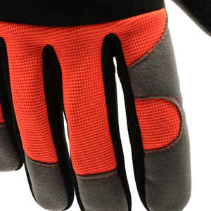 Nouvel article tendance Gants de travail mécaniques résistants aux chocs Gants de travail de sécurité de mécanicien résistants aux coupures en cuir de qualité supérieure - Product Image 5