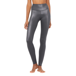 Leggings Deportivos Casuales de Cintura Alta para Mujer, Corte Ajustado, Estilo Simple, Poliéster/Nailon, Ecológicos, de Secado Rápido y Transpirables - Product Image 6