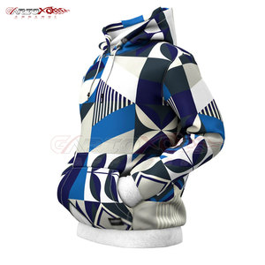 Sudadera con capucha de sublimación gráfica en negrita para hombres en estilo básico con capucha con cordón y manga larga Sudadera con capucha para hombre Premium Basics - Product Image 2