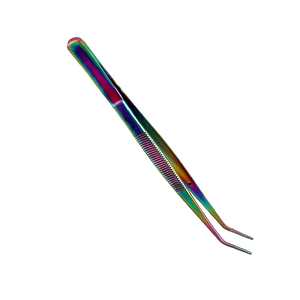 Pinzas dentales de alta calidad, pinzas de acero alemanas recubiertas de Color con ángulo con pinzas universitarias, venta al por mayor, personalizadas - Product Image 4