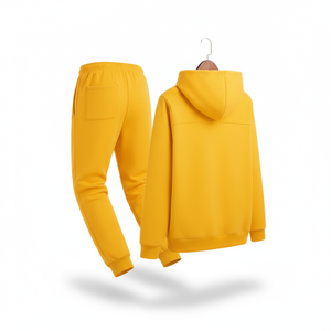 Conjunto Deportivo Informal de Invierno con Capucha y Logotipo Personalizado, 100% Algodón, Pantalones Deportivos de Moda Masculina, Conjunto de Jogger Unisex - Product Image 2