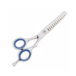 Juego de tijeras de adelgazamiento de peluquero profesional, las mejores tijeras de corte de pelo de acero inoxidable con punta afilada, herramienta de belleza al por mayor - Product Image 5