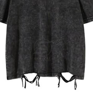 Camiseta Holgada con Estampado Urbano y Transpirable para Hombre, Superventas, 100% Algodón, Ligera, Camisetas Desgastadas para Hombre - Product Image 4