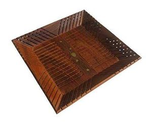 ถาดไม้เสิร์ฟพร้อมด้ามจับอุปกรณ์รับประทานอาหารทำจากไม้สำหรับเสิร์ฟบนโต๊ะและตกแต่งจาก Falak World - Product Image 5