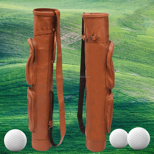 Bolsa de Golf hecha a mano de cuero negro Croc para club de golf - Product Image 6