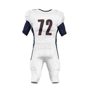 Uniforme de fútbol americano de color personalizado superventas para hombres y mujeres Jersey de manga corta cómodo con característica transpirable - Product Image 2