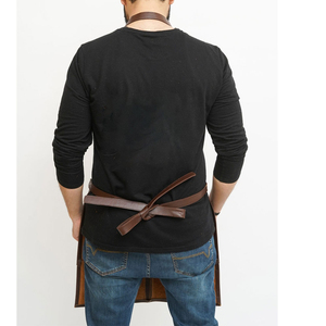 Delantal de protección ignífugo a prueba de calor para soldadura de cuero, equipo de protección para soldadura de cuero de vaca para taller - Product Image 4