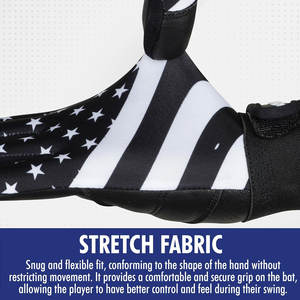 Breathable Mesh Back Batting Gloves for Sports Enhanced Swing Precision and Precision Designed for <b>Hot</b> Weather Baseball <b>Play</b> - Product Image 5