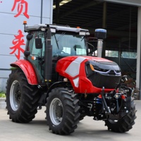 Tracteur agricole compact chinois 4x4 de 100 ch, 110 ch, 120 ch, 130 ch, 140 ch avec climatisation et cabine