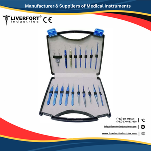 Kit de microcirugía oftálmica ocular básica de alta calidad, 30 Uds., instrumentos quirúrgicos intraoculares reutilizables de acero inoxidable alemán - Product Image 4