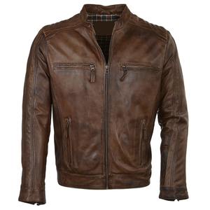 Chaqueta de cuero para hombre de diseño personalizado, estilo único y a la moda para invierno, para uso en exteriores, en color sólido. - Product Image 1