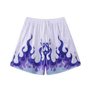 Respirant de qualité supérieure Logo personnalisé décontracté Flexible Active Mesh Fabric Sports Short mesh Polyester Basketball Wear mesh shorts - Product Image 3