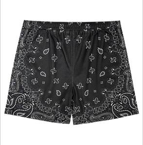 Shorts d'été respirants en maille imprimée High Street Casual Shorts Plus Size Shorts de course pour hommes Bandana Sublimation Shorts Plus Size - Product Image 3