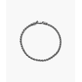 Pulsera de Cadena de Trigo Chapada en Oro de 3.3mm con Diamantes y Perlas, Brazalete Moderno con Forma de Cruz para Bodas, Fiestas o Regalos - Product Image 3