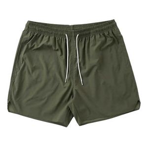 Pantalones cortos deportivos OEM de talla grande para hombre, de secado rápido, informales, de cintura alta, con diseño de pana, de punto hasta la rodilla - Product Image 4