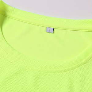 Vêtements de sécurité réfléchissants à haute visibilité en maille respirante, t-shirt à séchage rapide à haute visibilité - Product Image 6
