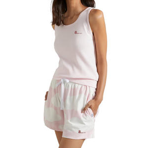 เสื้อกล้ามถักลายริบสำหรับผู้หญิง สไตล์ลำลอง ผ้าฝ้าย ใส่สบาย ไม่มีแขน ความยาวปกติ เหมาะสำหรับฤดูร้อน - Product Image 2