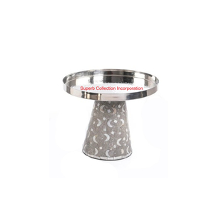 Handmade Mother Of Pearl Inlaid <b>Chocolate</b> Stand Decorative Metal Serving Tray For <b>Wedding</b> & Home Decor Wholesale Dessert Platter - Product Image 5