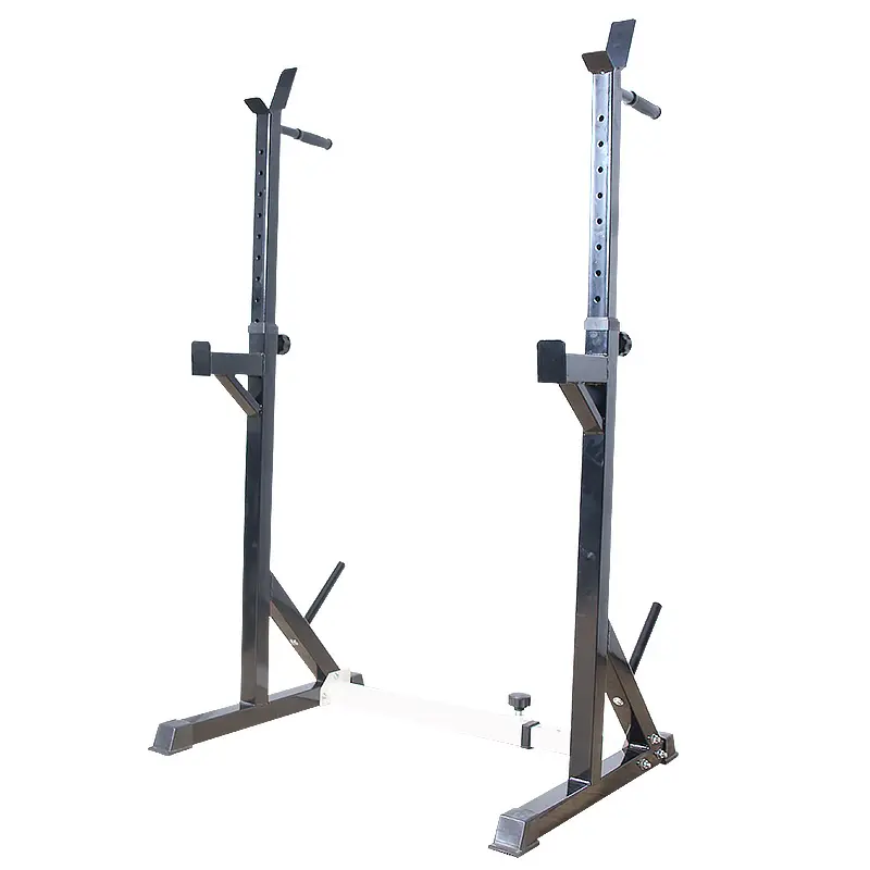 Atacado Home Gym Fitness Equipment Bench Press Stand Ajustável Barbell Squat Rack Stand com Weight Plate Storage Bar