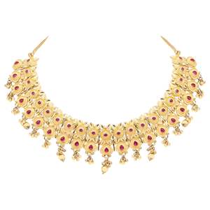 Wholesale 14K 18K 24K Gold Plated Women's Fashion Necklaces Traditional Jewelry Brass Wedding Oro Joyeria - Product Image 4