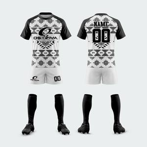 2026 New Design Plus Size Adult Rugby Football uniform Breathable Set with <b>Heat</b>-Transfer Printing New Uniform - Product Image 5