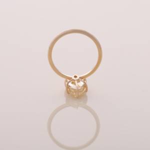 IGI Certified Marquise Cut Yellow Lab Grown Diamond Solitaire Engagement <b>Ring</b> in 9KYellow / White & Rose Gold - Product Image 6