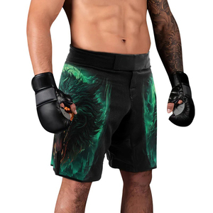 กางเกงขาสั้น MMA แห้งเร็วสำหรับใส่เล่นกีฬาพิมพ์ลายพิมพ์ซับลิเมชันตามสั่งโลโก้บริการลูกค้า | บริการ OEM - Product Image 5