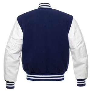Nouvelle arrivée Veste universitaire de baseball pour homme Automne Haute qualité 100% coton polaire Personnalisée Lettreman Revêtement devant - Product Image 2