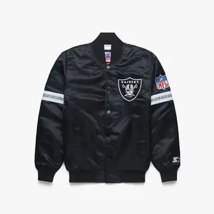 Veste en satin Premium Starter Raiders pour un style et un confort ultimes Veste en satin Raiders Starter Jacket