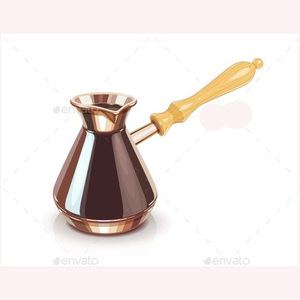 Cafetière en cuivre turc 2025 artisanale Ibrik d'inspiration vintage avec poignée en laiton élégante pour café lisse et authentique - Product Image 5