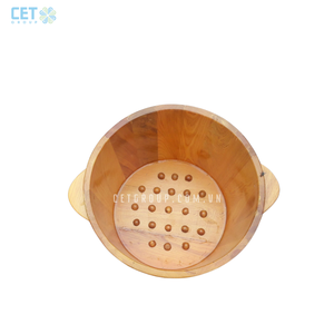 อ่างอาบน้ำไม้ธรรมชาติสไตล์ดั้งเดิมผลิตในเวียดนาม - Product Image 4