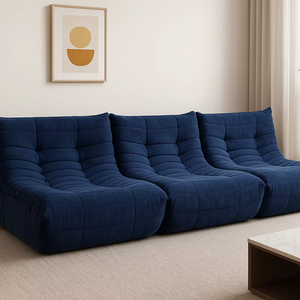 Ams ชุดโซฟานั่งคู่สำหรับอพาร์ทเมนต์วิลล่าหรือยิมโฟมพื้นขี้เกียจเป็นมิตรกับสิ่งแวดล้อมทันสมัย - Product Image 3