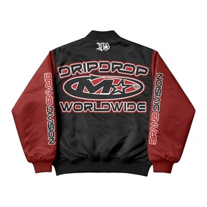 Wholesale Top Quality <b>Men</b> 100% Cotton Varsity <b>Jacket</b> Retro <b>Baseball</b> Bomber Letterman Coat <b>Baseball</b> Designers <b>Jackets</b> - Product Image 2