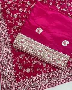 Designer moderne non cousu brodé à la main belle tenue de fête costumes indien mode avant style traditionnel - Product Image 1