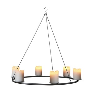 Portavelas decorativo de metal con diseño único para centros de mesa bodas fiestas y decoración del hogar - Product Image 6