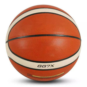 Basket-ball d'entraînement personnalisé Nouveau design Ballon de sport en cuir PU personnalisé avec de nouveaux matériaux de couleur - Product Image 6