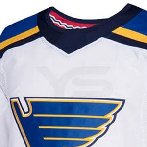 เสื้อกีฬาฮอกกี้น้ำแข็งขนาดใหญ่พิเศษผ้าเจอร์ซี่สำหรับฝึกกีฬาดีไซน์ล่าสุดพิมพ์ซับลิเมชันตามสั่ง - Product Image 4