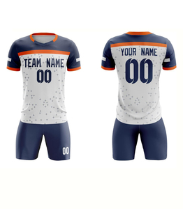 Tenue de football personnalisée pour équipe de jeunes, maillot et short sublimés, respirant, léger, pour entraînement et matchs, ensemble de vêtements de sport - Product Image 1