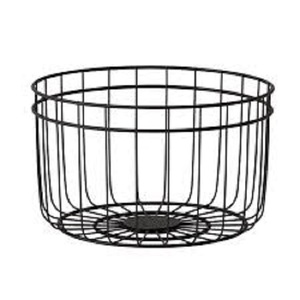 Premium Quality Square Shape Kitchen Metal Wire <b>Basket</b> with Handle Red Plating <b>Shopping</b> <b>Basket</b> for Fruits - Product Image 2