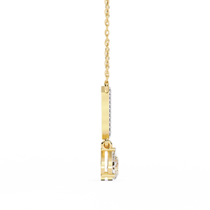 Magnifique collier de luxe pour femme en or 18 carats avec diamant rond cultivé en laboratoire certifié IGI, motif Lord Krishna - Product Image 5