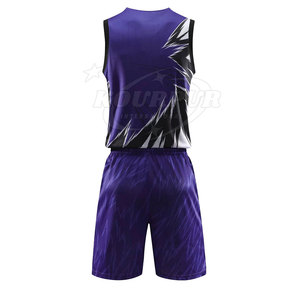 Tenues de basket-ball pour adultes les plus populaires, respirantes, à séchage rapide, 100% polyester pour les vêtements d'équipe - Product Image 3