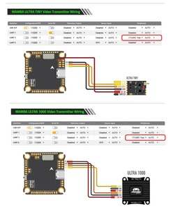 Contrôleur de vol Diatone <span class=keywords><strong>MAMBA</strong></span> <span class=keywords><strong>F405</strong></span> MK2 V2 Stack F40 F50 BLS 40A 50A ESC 4-en-1 3-6S 30,5 mm M3 compatible avec système numérique HD - Product Image 6